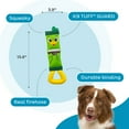 thumbnail image 3 of Outward Hound Fire Biterz Ultra Durable Firehose Material Interactive Dog Toy, Mallard, Medium, 3 of 6
