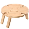 thumbnail image 2 of Grande Table à Vin Extérieure 30*16cm Table à Vin Pliante Portable Extérieure Verre à Vin Rouge Table à Vin Extérieure Table à Vin de Plage, 2 of 14