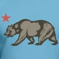 thumbnail image 3 of CafePress - California Bear With Star Fitted T Shirt - Fitted T-Shirt, Vintage Fit Soft Cotton Tee, 3 of 4