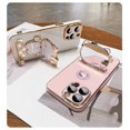 thumbnail image 4 of Popular entre las niñas, caja de teléfono de TPU con espejo de maquillaje de gato 3D de Hello Kitty lindo con diamantes de imitación para iPhone 15 14 13 12 11 Pro max con soporte, 4 of 4