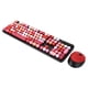 thumbnail image 3 of Punk Keyboard Mouse Set Combo de Teclado y Mouse Retro Inalámbricos Teclado de Computadora Universal para Oficina/Juegos(Rojo) Ratón inalámbrico Higoodz Accesorios Electrónicos, 3 of 7