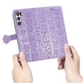 thumbnail image 4 of Funda Cartera FOXDOCK para Samsung Galaxy S21FE , Flip PU con Relieve de Gatos y Perros, Tarjetero y Soporte, 4 of 6