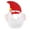 L, variant on Dog Christmas Hat Pet Santa Claus Hat with Ears And Beard Xmas Costume Headgear for Small Dogs Cats Festive Dress-up Accessories