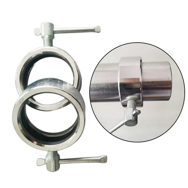 Barbell Collars Clamp Clips Weightlifting Quick Release for Workout Training