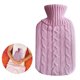 thumbnail image 1 of Botella Caliente Goma Botella Caliente PVC Funda Tela Punto Funda Tela Piel Conejo Imitación Calentador Manos Funda para Botella Caliente (rosa) Rosa, 1 of 9