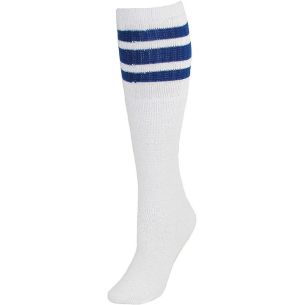 CTM® Striped Top Ribbed Tube Socks (4 Pair Pack) - Walmart.com