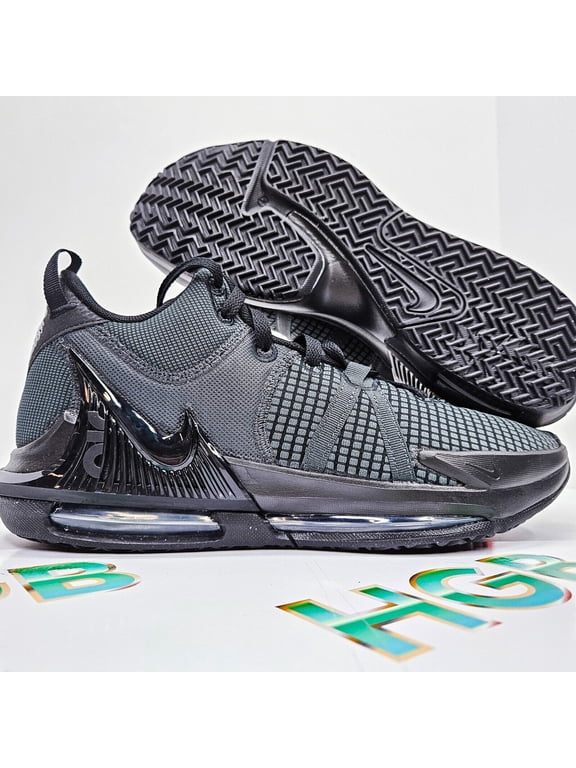 LeBron Witness 7 DM1123-004 Men's Black Basketball Shoes Size US 10.5 D368