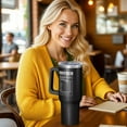 thumbnail image 4 of 40oz BrotherTumbler with Handle and Straw，Special Birthday Gifts from Sister or Brother, Unique Gift for His, Ideal Presents for Christmas or Special Occasions，Stainless Steel Cup Coffee Travel Mug, 4 of 6