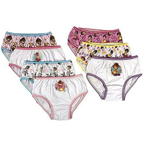 Disney Girls' Fancy Nancy Underwear, 7-Pack