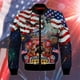 thumbnail image 3 of Chaqueta con estampado 3D del Día de la Independencia para hombre y mujer, estilo Harajuku, de moda, de primavera, de manga larga, con cremallera y estampado de bandera nacional de EE. UU., Tops Y2K, 3 of 4