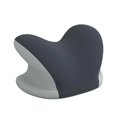 thumbnail image 3 of Almohada cervical de de espuma viscoelástica, cojín cervical, reposacabezas ergonómico portátil, funda extraíble para coche, avión, dormitorio. gris oscuro, 3 of 8