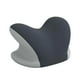 thumbnail image 3 of Almohada cervical de viaje de espuma viscoelástica para escritorio, almohada para siesta, lavable, extraíble gris oscuro, 3 of 9