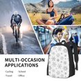 thumbnail image 6 of Ratiio Snowflake Minimalist Backpack for Men and Women - Durable 600D Oxford Cloth -Large Capacity, Water-Resistant School, Travel, and Hiking Bag, 6 of 6