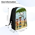 thumbnail image 4 of Fotbe African Women Mochila de Viaje para Laptop, Mochila Ejecutiva Delgada y Resistente 15.6", 4 of 8