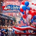 thumbnail image 3 of 4th of July Glitter Stick, Patriotic Red White and Blue Face Hair Body Glitter Stick, 250th Birthday USA Flag Makeup, 4th of July Outfits Accessories for Kidults Teen Women Men, Memorial Day Decor(C), 3 of 9