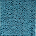 thumbnail image 1 of Ahgly Company Indoor Square Oriental Light Blue Modern Area Rugs, 8' Square, 1 of 4