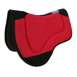 Tapis De Selle Confort Trail Rider En Laine Australienne - Challenger, Noir, 28x46 Pouces