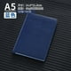 thumbnail image 1 of Zhuge 2 cuadernos de cuero A5 de tapa dura con compartimento para bolígrafos, de cuero para mujeres y hombres, para oficina, trabajo, 50 hojas, 100 páginas (azul oscuro), 1 of 2