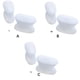thumbnail image 4 of Seitruly Separador de dedos SEBS, 1 par, portátil, profesional, resistente al calor, repuesto para el cuidado de los pies, ajustador, suministros Suministros de ortodoncia Pequeña Seitruly CE015080-03, 4 of 6