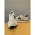 thumbnail image 1 of New Balance 574 Lace Up Off White Sneakers Casual Shoes Size Mns 11/Wms 12.5, 1 of 6