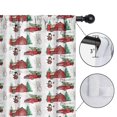thumbnail image 4 of Blackout Kids Curtains,Red Christmas Farm and Truck Pattern Childrens Insulated Curtains Set Of 2,Bedroom Essentials,Toddler Room Decor 42"x63", 4 of 5