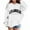 White, variant on Telankuip Girls Oversized Hoodies Los Angeles California Letter Print Long Sleeve Hooded Sweatshirts Comfortable Casual Loose Soft Kid's Drawstring Pullover Tops with Pockets White 2-3 Years