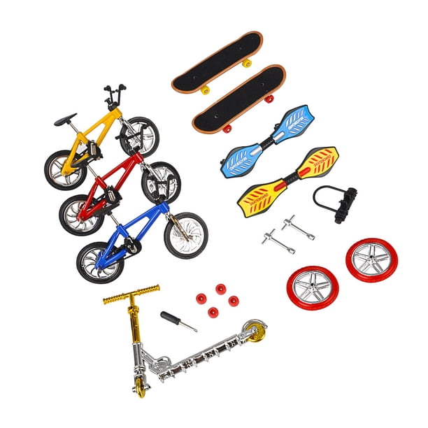 Bewildely Juego de diapasón de colores aleatorios, juego de juguetes para patineta y bicicleta, juego surtido de deportes con diapasón Juguetes