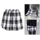 thumbnail image 4 of Falda A Cuadros 2x Media Sunnimix Camisa Mujer Dobladillo Falso, 4 of 8