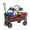 Red, variant on Mac Sports Collapsible Folding Outdoor Utility Wagon, Heathered Blue