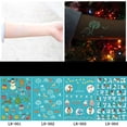 thumbnail image 3 of 5 Sheets Christmas Tattoo Stickers Luminous Fake Tattoos Temporary Tattoos, 3 of 10