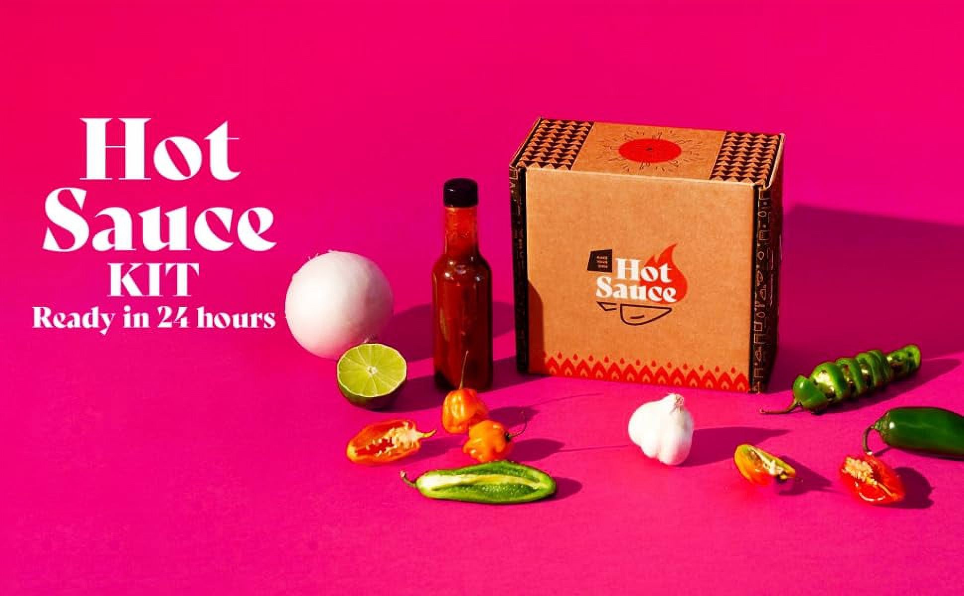 Craft A Brew | Hot Sauce Making Kit | DIY Homebrew Set for Spicy Sauces | Includes Two Unique Blends and Easy-to-Follow Instructions