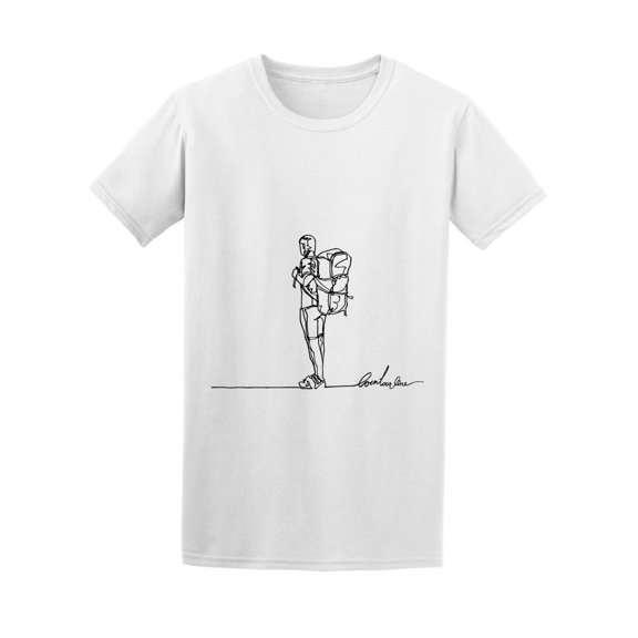 Continuous Line Traveler Tee Men's -Image by Shutterstock