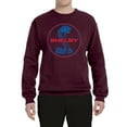 thumbnail image 2 of Wild Bobby, Shelby Cobra USA Logo Emblem Powered by Ford Motors, Cars and Trucks, Unisex Crewneck Graphic Sweatshirt, Maroon, XX-Large, 2 of 4