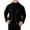 C-Black498, variant on Wool Jacket For Men Solid Color Long Sleeve Turndown Collar Ziper Jackets Autumn Winter Streetwear Soft Outerwear