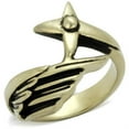 thumbnail image 1 of Alamode TK2470-11 Men IP Antique Copper Stainless Steel Ring with Epoxy in Jet - Size 11, 1 of 1