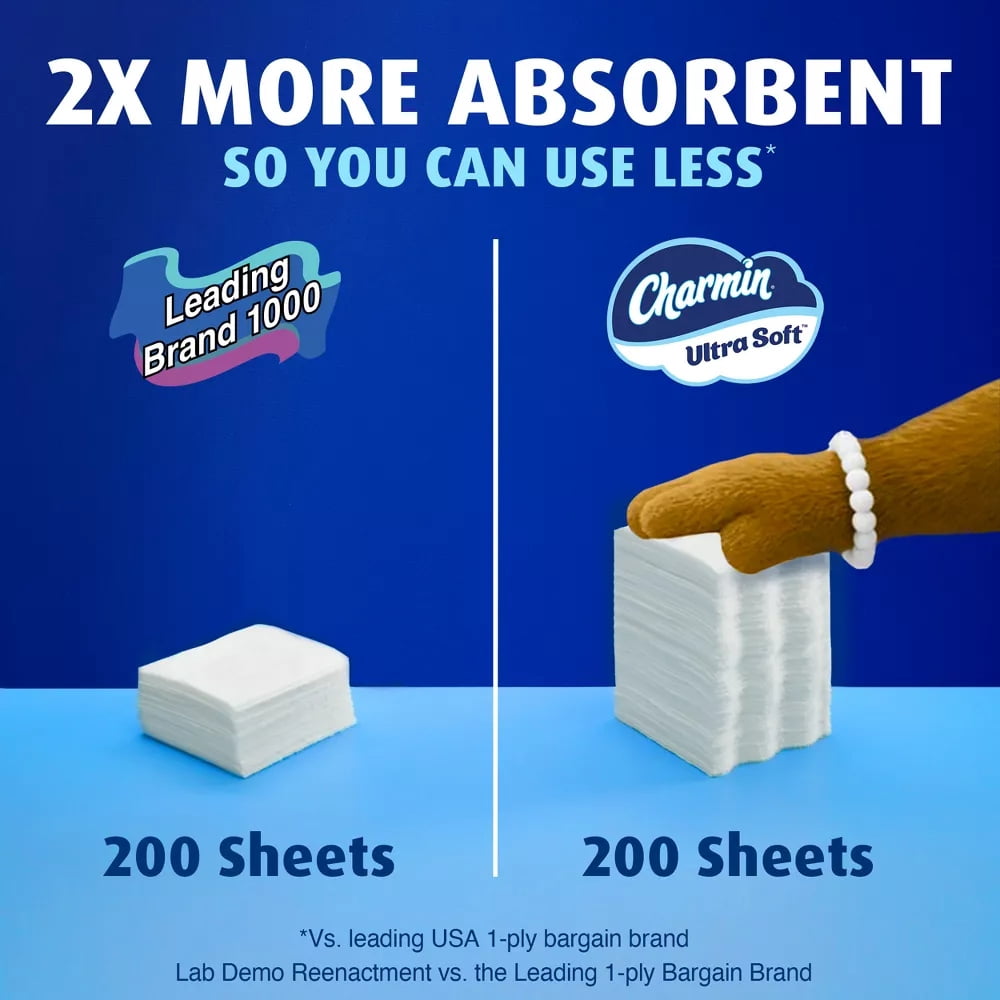 Ultra Soft Toilet Paper - 8 Mega XL Rolls
