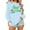 Light Blue, variant on Christmas Sweatshirts For Women Crewneck Long Sleeve Shirts Casual Tops Fall Lightweight Pullover Sweatshirts Dark Blue XL