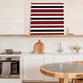 thumbnail image 5 of Framed Canvas Wall Art for Living Room Red, Black and White Stripes Wall Decor, Striped Pattern Aesthetic Paintings for Bedroom Office Kitchen Bathroom, Ready to Hang Artwork Wall Pictures 8x8 Inch, 5 of 9