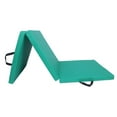 thumbnail image 1 of Foldable Thick Exercise Mat Yoga Mat Durable Protective Mat Unisex Yoga Mat Yoga Green PU Leather, 1 of 8