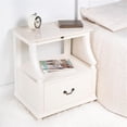 thumbnail image 4 of Beaumont Lane Marble Nightstand in White, 4 of 12