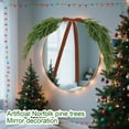 thumbnail image 3 of Artificial Norfolk Pine Decoration, A Christmas Ornament With A Soft Velvet Bow, Perfect For Hanging Securely On Mirrors Adding A Warm Holiday Festive Spirit To Your Home Decor, 3 of 6