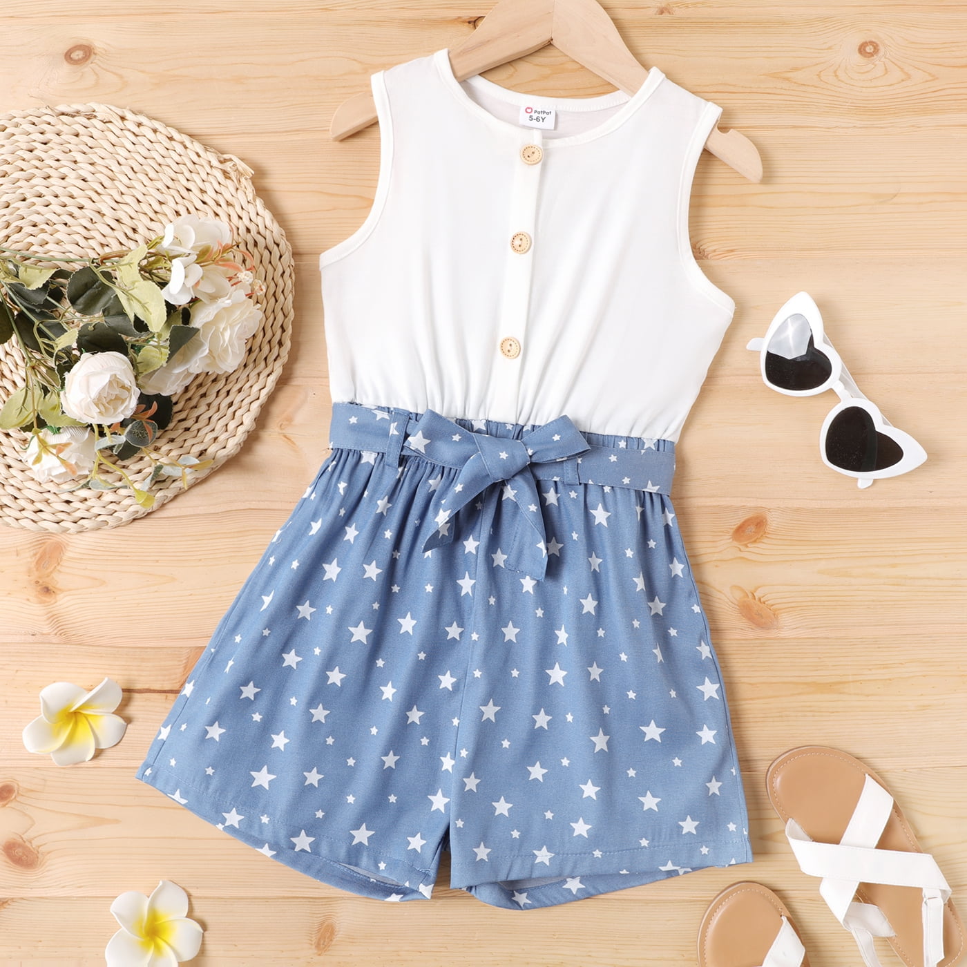 Casual Print Frenulum Mandarin Collar Loose Rompers Casual Print Frenulum Mandarin Collar Loose Rompers