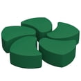thumbnail image 1 of SoftZone® Petal Ottoman Junior 5-Piece - Green, 1 of 2