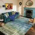 thumbnail image 3 of 8x10 Modern Abstract Rugs Washable Non-Slip Ombre for Living Room Bedroom Study Room-Teal, 3 of 7