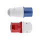 thumbnail image 1 of + 4 piezas De Enchufe De Pared De Superficie De Montaje De Montaje Impermeable Ip44 220v-240v 32a Zulema Enchufe de 3 clavijas, 1 of 8