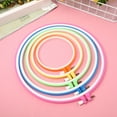 thumbnail image 2 of PENIKOKO 5Pcs Adjustable Embroidery Hoops Craft Circles with PP Plastic Clamps for Cross and Needlework, 2 of 8