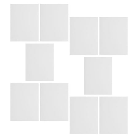 Homoyoyo Wall Siding Repair Sticker White PVC Peel and Stick for Aesthetic Enhancement