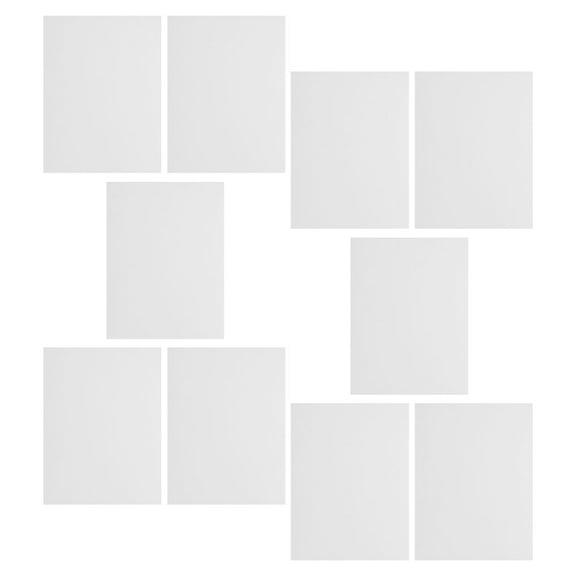 Homoyoyo Wall Siding Repair Sticker White PVC Peel and Stick for Aesthetic Enhancement