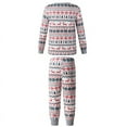 thumbnail image 2 of Ensemble de Pyjama pour Enfant Adulte Hommes Femmes Hibou de Noël, 2 of 6