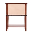thumbnail image 4 of Nmkwnr 2 Drawers Nightstand with 1 Open Shelf, Beside Table for Home, Bedroom, Office, Red, 4 of 5